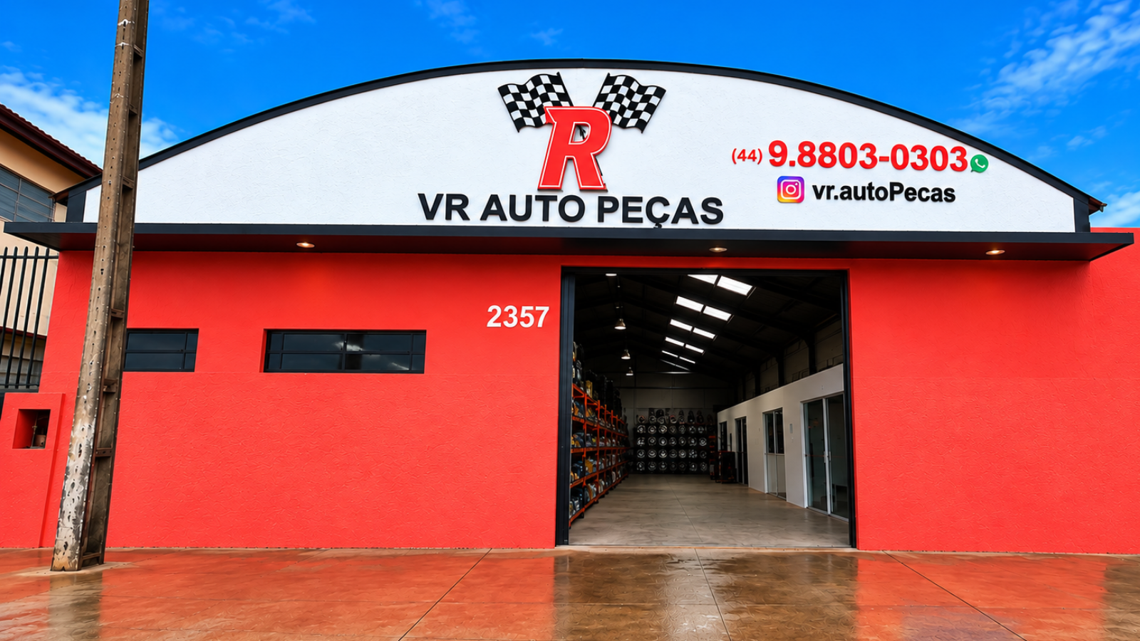 Fachada VR Auto Peças Paiçandu PR